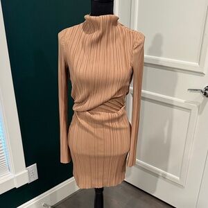 Ribbed Sexy Plisse dress ASOS Design